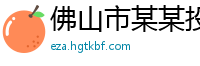 佛山市某某投资咨询培训中心